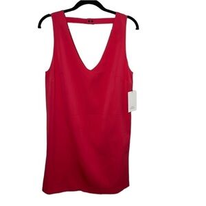 NWT Robert Rodriguez Silk Coral Sleeveless Dress Sz 8